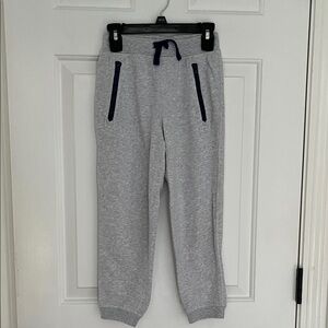 J. Khaki Gray Sweatpants with Navy Details